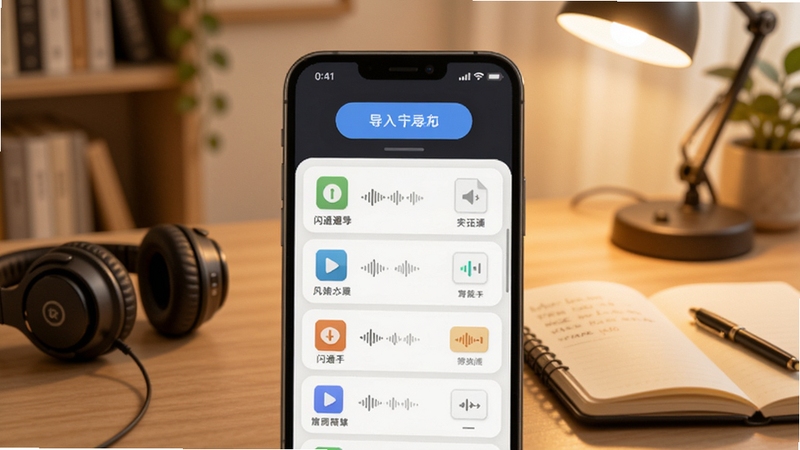 ����ͨ��Ƶ������棬����չʾ�ֻ���Ļ�ж����Ƶ�ļ��б����ļ���ʽͼ����������Ļ�Ϸ��е��밴ť������Ϊ���ůɫ���鷿�������ж����ͱʼǱ���Ϊ��׺��ϸ�ڷḻ���ʺ�Booguģ������
