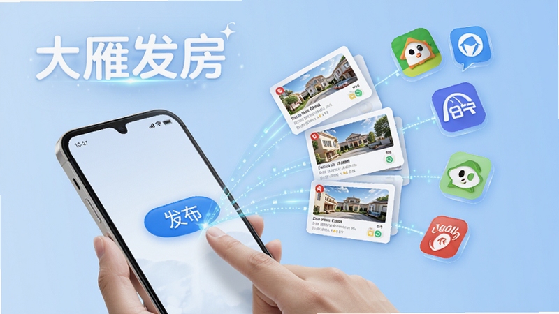 ���㷢����ƽ̨һ���ַ�����չʾͼ��������һֻ�ֵ����Ļ�ϵķ�����ť����Դ��Ϣ�翨Ƭ�������ƽ̨ͼ�꣬����Ϊǳ��ɫ���䣬ͻ����Ч��ݵĿƼ��У��������ƴ��㷢������͹�Ӱ���֣�����ϸ��