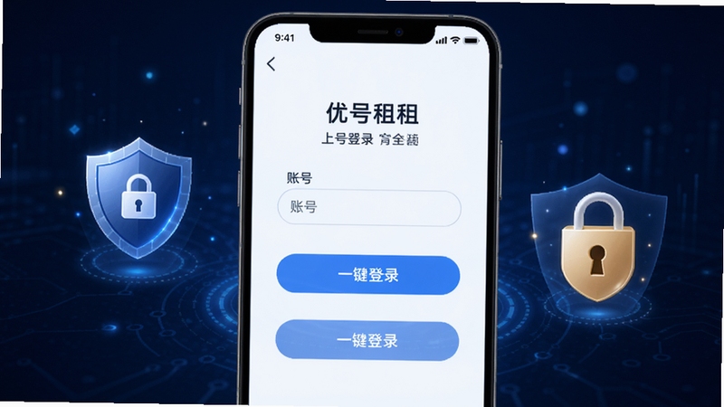 �ź��ⰲȫ��¼���Ͻ��棬����չʾ�ֻ���Ļ���ź���APP���Ϻ�����¼ҳ�棬�����࣬���˺��������һ����¼��ť����Χ�ж���������ͼ��������ȫ����������Ϊ����ɫ�Ƽ����ͻ���ź��ⰲȫ�ɿ���Ʒ������