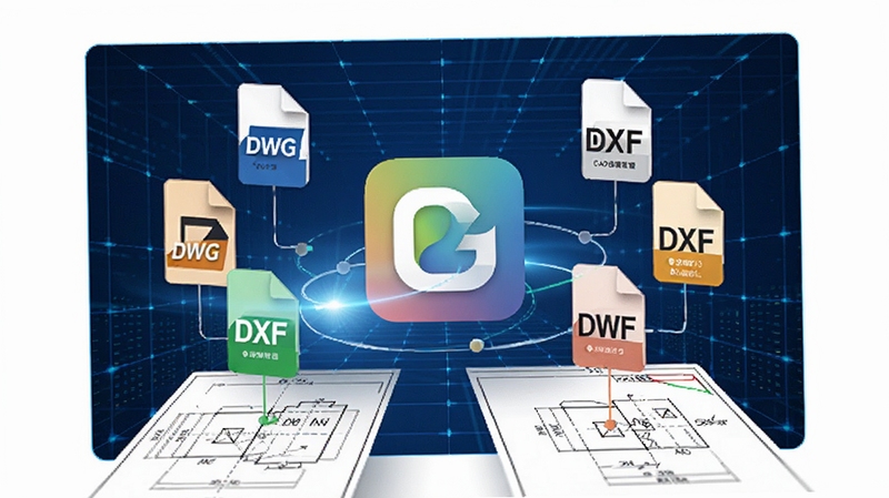 CAD���ٿ�ͼ���ʽ����չʾ����������Ϊ�����Ķ����ļ���ʽͼ�꣨DWG��DXF��DWF����������ͼ�꣬��������Ϊ�Ƽ���ʮ�����ɫ����ռ䣬ͼ���·�������������ʾ��ͼֽ���������ָ�ʽ�����뾫׼��ԭ������Booguģ������