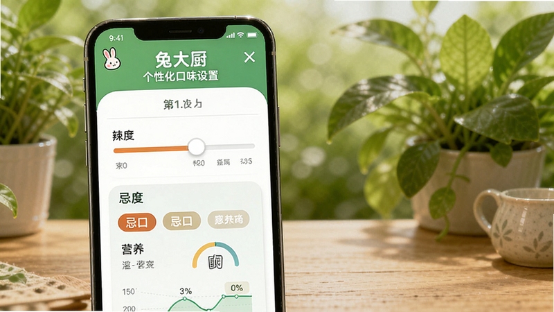 �ô�����Ի���ζ���ý��棬����չʾ�ֻ���Ļ�ϵ����Ȼ��顢�ɿڱ�ǩ��Ӫ��ͼ��������Ϊ������ɫֲ����ľ�����棬ͻ���ô�����Ի���ʳ��������