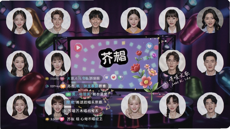 ��ĩ���跿���������������ж����û�ͷ��Χ��������̨���У���Ļ��ʾ�ͻ��뵯Ļ��Ч������Ϊ�ɶԷ��Ĳ�ɫ�ƹ⣬���ֽ�ĩ���罻K������ַ�Χ