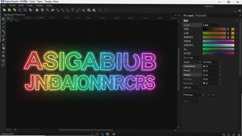Aegisub����ASS��Ч��ʽ�༭���չʾ����������Ļ���ִ��в�ɫ��������뷢����Ч���Ҳ���ʽ����������ʾ���塢��ɫ���߿�����������Ϊ��ɫ�༭���棬ͻ����Ч��Ļ���Ӿ��������������Ⱦ���