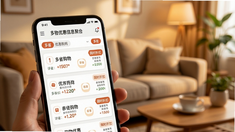 ��ʡʡ�����Ż���Ϣ�ۺ�ҳ�棬�ֻ���Ļչʾ��ʡʡ�����Ż�ȯ�б�����ʱ�ۿ۱�ǩ����������Ϊ�ֻ���д������Ϊůɫ��������������͹�Ӱ��ϸ�ڷḻ