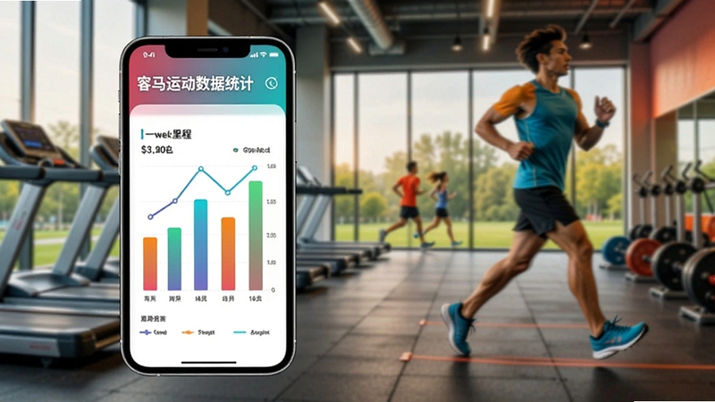 ����˶�����ͳ�ƽ��棬�ֻ���Ļ��ʾ��״ͼ������ͼ��չʾһ���ܲ���������ٱ仯������Ϊ�����������˶�������ɫ����������