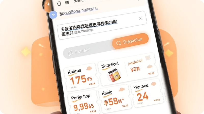 ���ʡ���������Ż�ȯ�������ܽ��棬��������Ϊ�ֻ���Ļ��д����Ļ����ʾ��Ʒ����ճ������������ť���·�չʾ�����Ż�ȯ��Ƭ���ʡ������֣�����Ϊ��͵ĳ�ɫ���Σ�ͻ��ʡǮ���⣬����Booguģ������