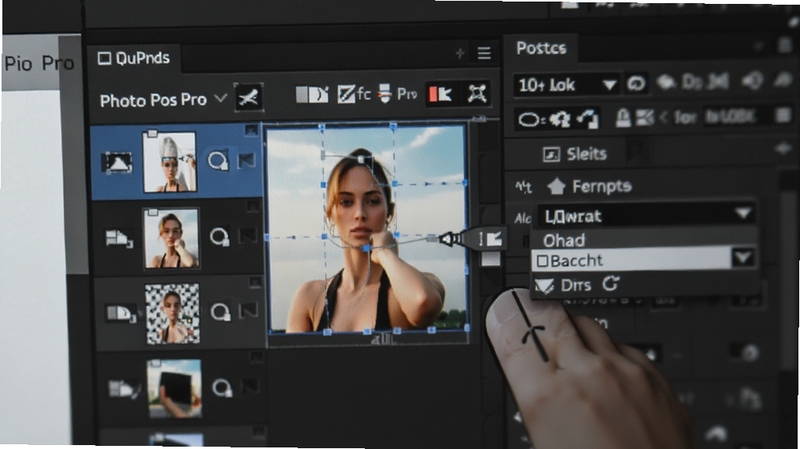 Photo Pos Pro ͼ�������ѡ��������д����Ļ��ʾ��ͼ��ѵ�Ч�����������ʹ��ħ������ѡȡ��������������Ϊ��������������������չʾͼ������ͼ����ģʽ�����˵�