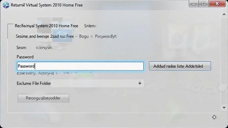 Returnil Virtual System 2010 Home Free �����������ų��б��������棬����չʾ�����������ֲ���������ʾ�����������ų��ļ������Ӱ�ť������Ϊ����ɫĥɰ�ʸУ�������;��ȣ�����Booguģ������