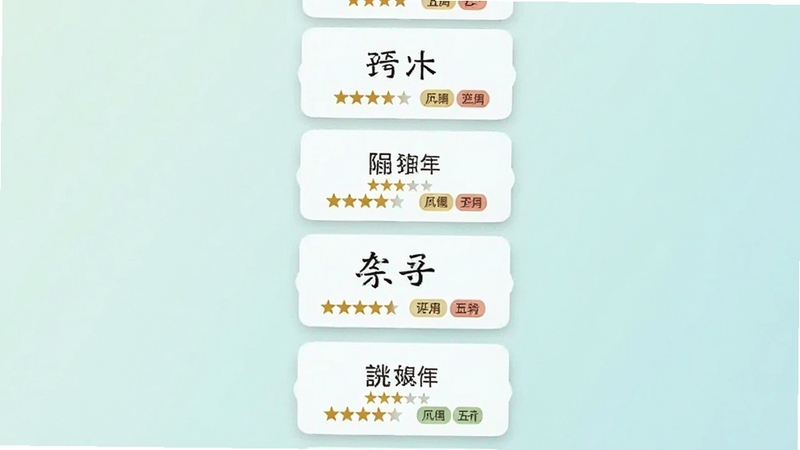 91��������ȡ���߷������Ƽ��б���ͼ����������Ϊ�������е����ֿ�Ƭ��ÿ�ſ�Ƭ��ʾ�����������Ǽ������б�ǩ������Ϊ��͵ĵ���ɫ���䣬��Ƭ������΢��Ӱ��Բ�ǣ������Ӿ���ˬ���ʣ������ƶ���չʾ