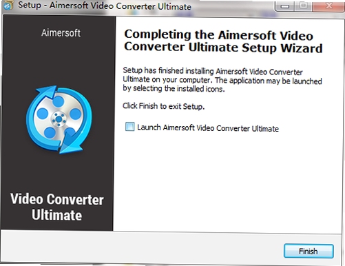 aimersoft mov converter 视频转换界面