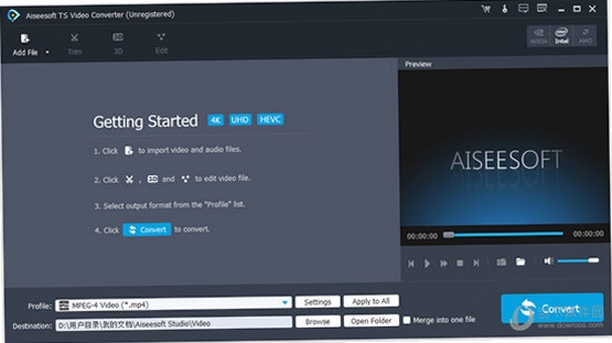 aiseesoft ts video converter 安装教程