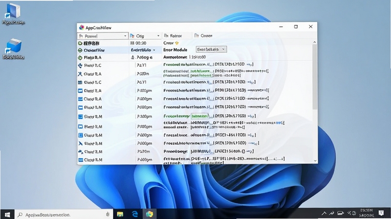 AppCrashView����������ȫ��չʾ��������Ļ�������������ڣ����������������ű��������б������Ϊ����������ʱ�䣬�Ҳ�Ϊ����ģ�����쳣���룬�����Ǽ���Windows���滷��������ɫ����ˬרҵ����������λ����Ļ�������򣬱���Ϊ����ɫ�������棬����Booguģ������