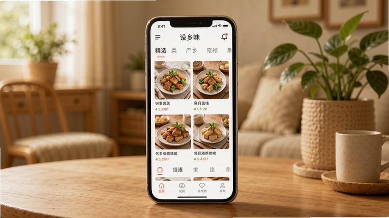 ����ζӦ���������չʾ�������������ֻ���Ļ����Ļ�ڳ�������ζAPP��ҳ��������ѡ��Ʒ�ٲ�������ർ����������Ϊ��ܰ��ůɫ���Ҿӻ�������ľ���������ֲ��׺��������������Ȼ��ͻ��������������ѧ��Χ