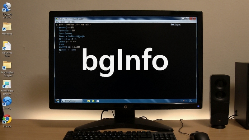 BgInfo 桌面信息展示实际效果图