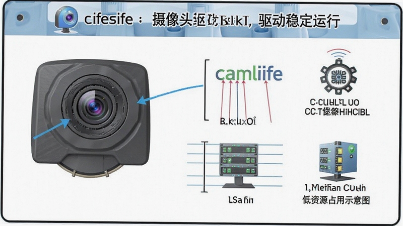 camlife摄像头驱动稳定运行低资源占用示意图