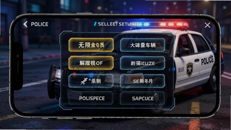 ������ʻ����ģ�����ײ˵����ܽ��棬�����������ֻ���Ļ��ʾ��Ϸ������壬����������޽�ҡ�����������ѡ�ť������Ϊģ���ľ������棬�Ƽ���ʮ��