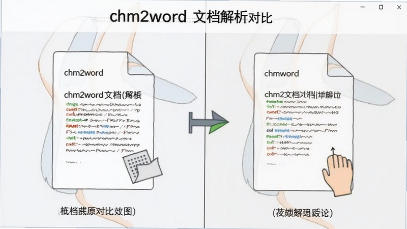 chm2word文档解析对比效果图