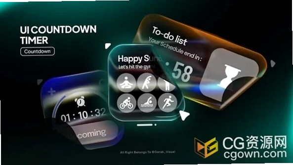 crazyclock 倒计时功能界面截图
