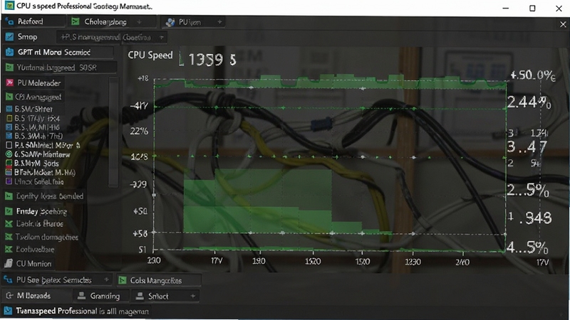 CPU Speed Professional 跑分测试过程中任务管理器CPU占用状态截图