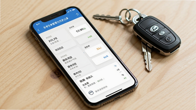 һ���۶�����������ʷ��¼ҳ�棬����Ϊ�ֻ���Ļ��ʾ�����б������鿨Ƭ����Ƭ����ʱ�䡢��������Ŀ���ֶΣ�����Ϊǳɫľ�����棬�ֻ��Է�������Կ�ף������Χ�����ͻ����¼��������