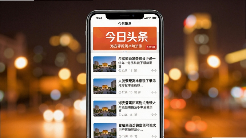 ��������뱾����Ѷ����չʾͼ����������Ϊ�ֻ���Ļ��ʾ������Ѷ�б����棬��Ļ�Ϸ��н���ͷ��������·����ж�����������ͼ��������Ŀ����������Ϊ��������ҹ���ƹ��黯Ч��������ɫ����ů��������ƽ����Ʒ��ϸ������