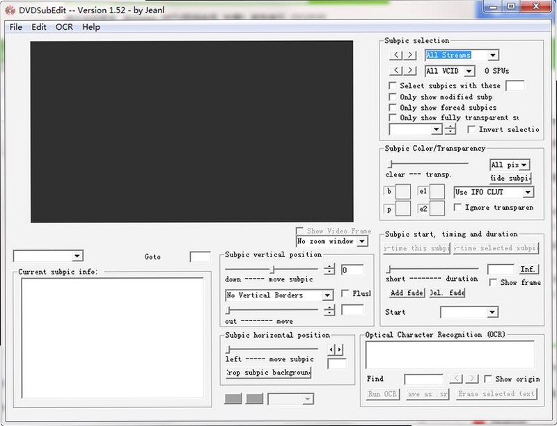 DVDSubEdit 字幕提取工具