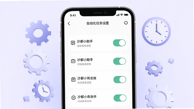 ɳ��С���� �Զ�����������ҳ�棬��������Ϊ�ֻ���Ļ��ʾ�����б��뿪�ذ�ť������Ϊ����ɫ���䣬��Ļ��ΧƯ��������ʱ��Ԫ�أ������Զ�����ʱ��������������ִ���࣬����Booguģ������