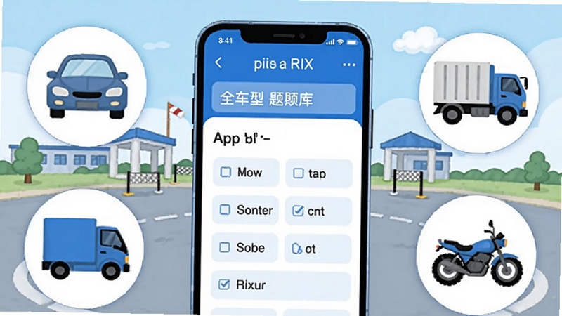 ����App�������ͼ���廭��չʾ���ֳ���ͼ�꣨С�����ͳ���������Ħ�г��������ֻ���Ļ����Ļ����ʾ��Ŀһ��Ŀ��ѡ�����Ϊ��Уѵ������ʳ�����ɫ��������Ϊ����ͻ��ȫ���͸����ص�