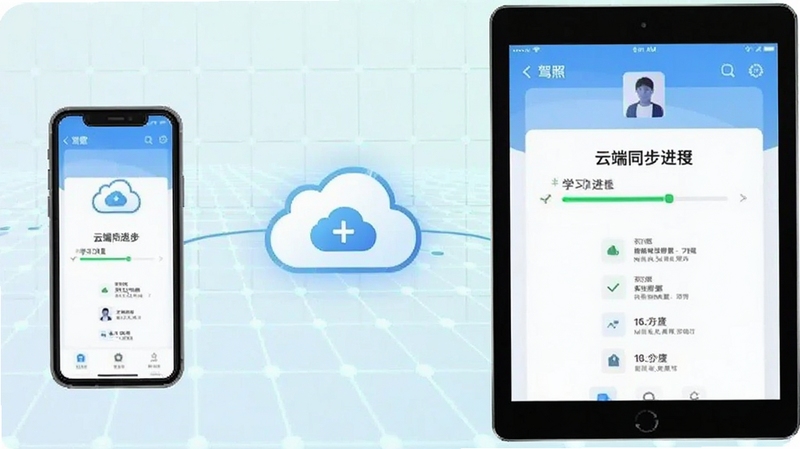 ����App�ƶ�ͬ��ʾ��ͼ���ֻ���ƽ�岢����ʾ��ͬ��ѧϰ���Ƚ��棬�м����ƶ�ͼ�����ӣ�����Ϊ�Ƽ���ǳɫ����ͻ������ͬ���ı����