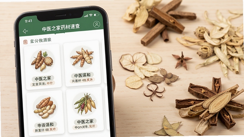 ��ҽ֮��ҩ���ٲ�ҳ�棬��������Ϊ�ֻ���Ļ��չʾ���ҩ�Ŀ�Ƭ��ÿ�����ҩ�Ĳ廭������˵��������Ϊǳľɫ�����뼸ζ�����ҩʵ�������������Ȼ����ҽ֮�ҽ���Ԫ�������ɼ�