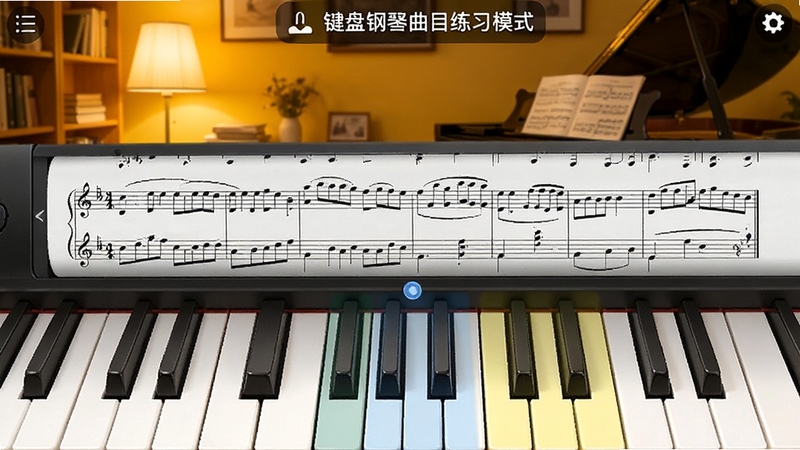 ���̸�����Ŀ��ϰģʽ��ͼ��񣬻�������Ϊ���׹��������ټ�����ָ��������Ϊů��ɫ��ܰ�鷿���������ּ��̸�����������
