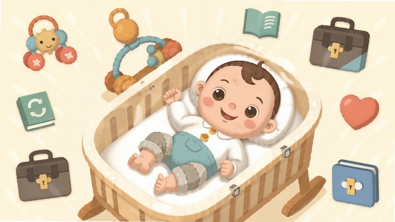һ����ͨӤ������ҡ�����Χ��������ߡ��鱾�������������ĵ�����������ͬ�׶ε�ͼ�꣬������ܰ�ɰ�����ƽ���廭������ůɫ����ͻ����ɭ�����������ɫ