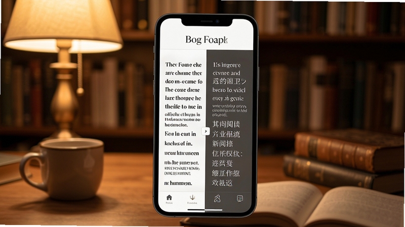 Ӣ������APP˫���Ķ�����չʾ���ֻ���Ļ�г���Ӣ�����������ķ�������Ű棬����Ϊ��ܰ�鷿���������ů�⣬ϸ������
