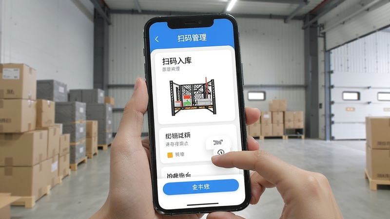 简单进销存库存管理 手机扫码入库 操作界面展示图
