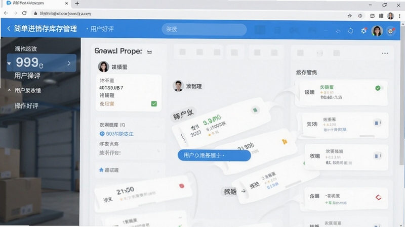 简单进销存库存管理 用户好评反馈 操作界面截图