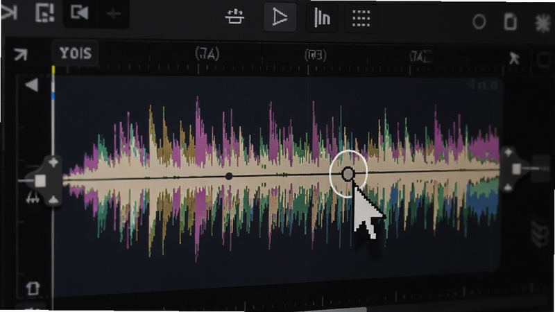 MP3 File Editor ��Ƶ���й�����д����������ʾһ����ɫ��Ƶ���Σ������п��϶��ļ��б�ǣ����ָ������ͣ�ڱ���ϣ�����Ϊ��ɫ�༭���棬ͻ����ȷ�޼����Ӿ�Ч��