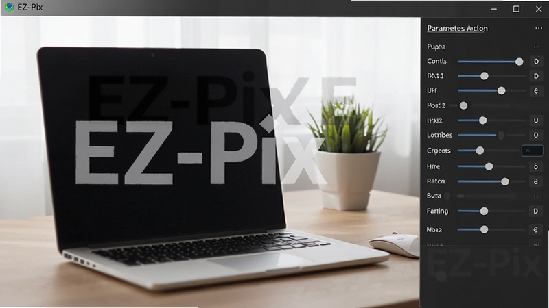 չʾEZ-Pixˮӡ���ӹ��ܣ�ͼƬ�ϵ��Ӱ�͸������ˮӡ���Ҳ�����������ɼ�������Ϊ�칫���棬������ͣ���������չʾˮӡЧ��