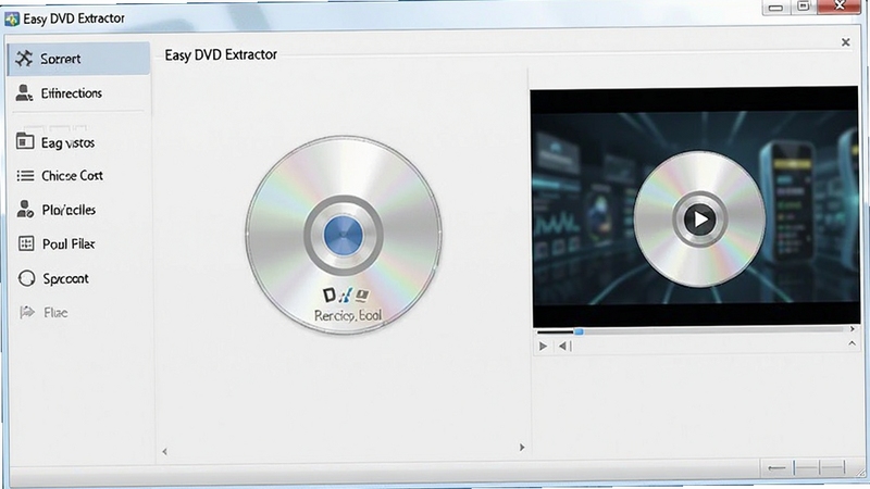 Easy DVD Extractor ��������ȫòչʾ������������λ�ڻ������룬����Ϊǳ��ɫ��������Ϊ���ܵ��������Ҳ�Ϊ��ƵԤ�����ڣ����廭��ɾ����࣬ͻ��������ȡ���ߵĿƼ�����ʵ����