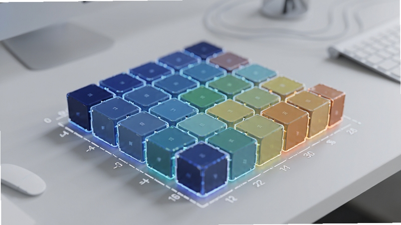 TimeCube���黯ʱ���������д��������������������Ĳ�ɫʱ�䷽���������λ����Ļ���룬��������Ϊ��͵�ǳ��ɫ�칫���棬������ɫ�����������Ƚ��������ͬ����״̬����Ե������΢�ķ�����Ч��������ֱ�ƽ���Ƽ���ѧ���