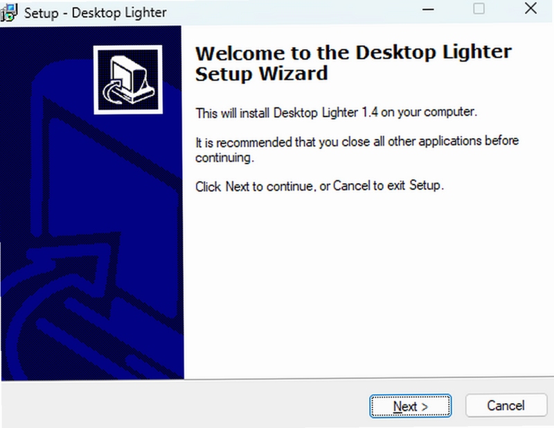 Desktop Lighter ��ݼ����ý���