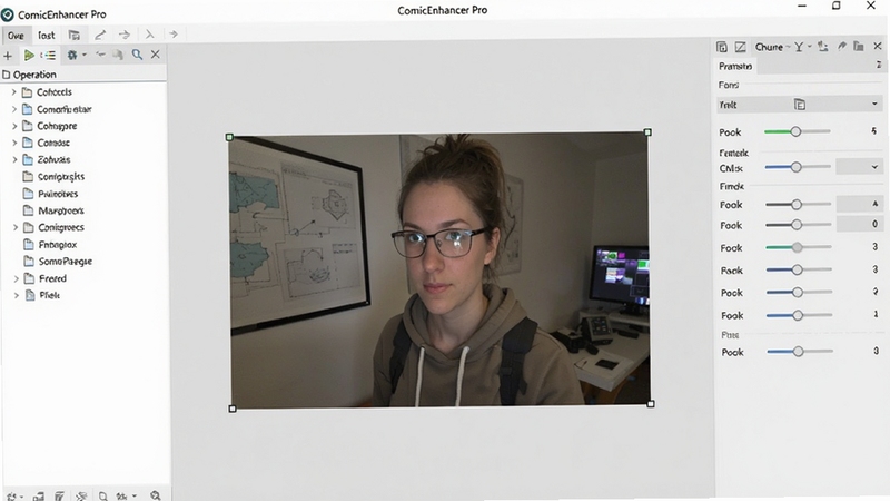 ComicEnhancer Pro ��������չʾ���ܻ�����ǿ����Ч������������λ�ڻ������룬����Ϊǳ��ɫ�����������Ϊ�ļ��б����Ҳ�Ϊ����������壬��������רҵ