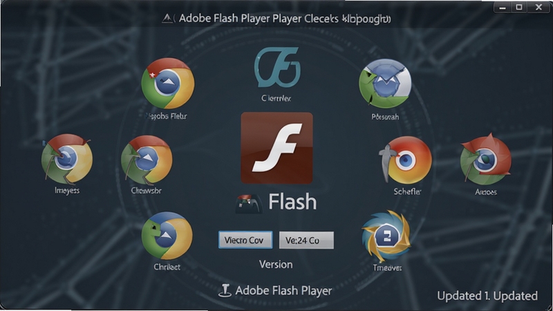 Adobe Flash Player ��װ��汾ѡ����棬����չʾ��������ͼ��Χ�� Flash ���ͼ�����У��������������а汾ѡ��ť�͸�����ʾ��������רҵ���أ��������ֲ廭