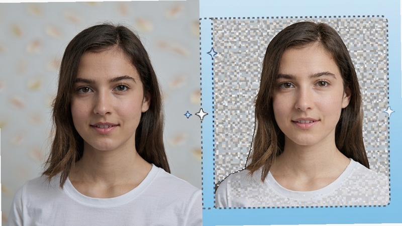 Adobe Photoshop ���ܿ�ͼ������ʾ���������Ϊԭʼ��Ƭ���Ҳ�Ϊ��ȡ���͸����������м�������ѡ����˸������Ϊǳ��ɫ���䣬�������ֱ��