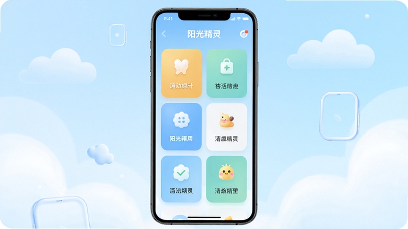 ���⾫��Ӧ��������ȫòչʾ�������������ֻ���Ļ����Ļ�ڳ������⾫�����ˬ���ܿ�Ƭ���֣�����Ϊ��͵ĵ���ɫ����������ƶ�Ԫ�أ������������죬ͻ�������������ֶ�λ