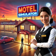 �����ù�ģ����Supermarket Motel Simulator 3d�ֻ��ٷ�������v3.8.1��·�õ�ģ�⾭Ӫ����