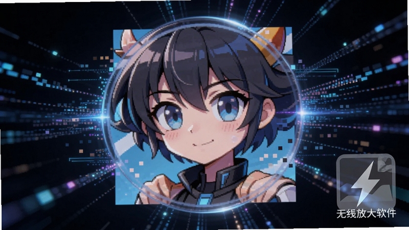 AI��������Ŵ�����д����������չʾһ��С�ߴ�Ķ����廭���Ŵ��ϸ����Ȼ���£���Χ��������˸����������Ч����ʾAI�㷨�����ع����أ��������½�������ͼƬ����Ŵ������İ�͸��ˮӡ��ʶ������������Ƽ�����δ����