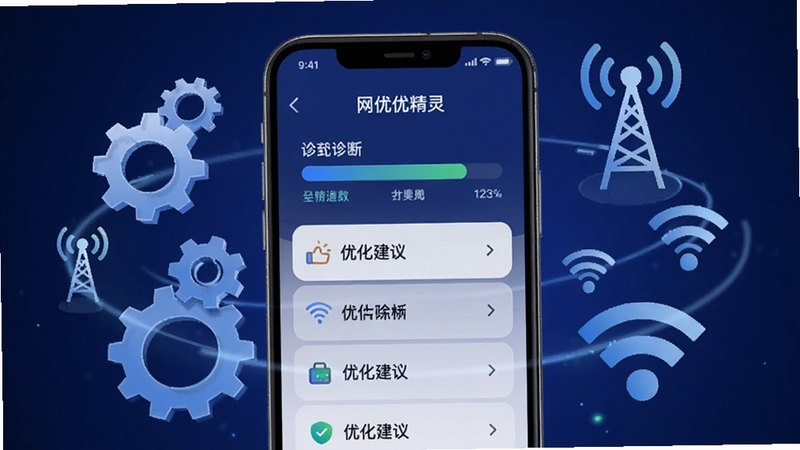 ���ž���һ��������Ϲ��ܽ��棬��������Ϊ�ֻ���Ļ��ʾ��Ͻ��������Ż������б�����Ļ��Χ�����ų��֡��ź�����Wi-Fiͼ��ȿƼ�Ԫ�أ�����Ϊ����ɫ���䣬�������ִ���࣬����Booguģ������