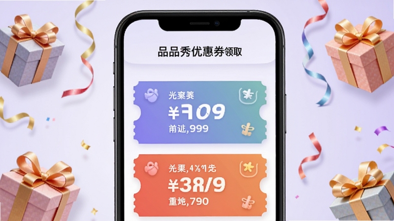 ƷƷ���Ż�ȯ��ȡ���棬�ֻ���Ļ��ʾ���Ų�ɫ�Ż�ȯ��Ƭ��ÿ�ſ�Ƭ��ע��ͬ������Ϊǳ��ɫ���䣬������кͲʴ�װ�Σ����ϲ�죬����Booguģ������