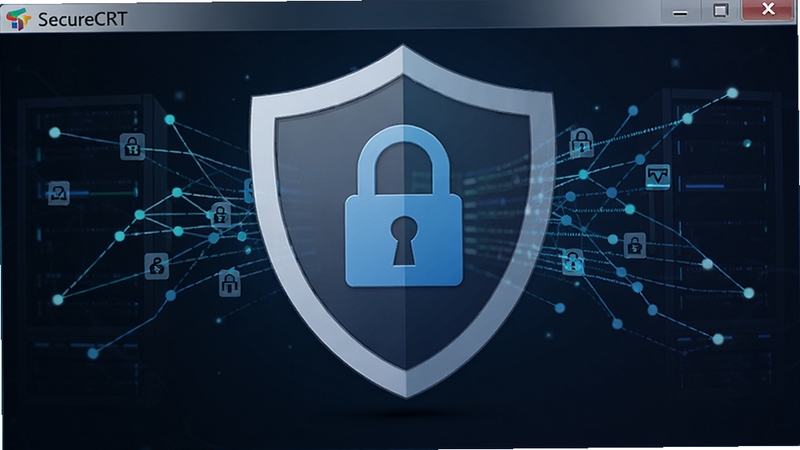 SecureCRT��Э�鰲ȫ����ʾ��ͼ����������ΪSecureCRT����ͼ�������Ԫ�ؽ�ϣ�����Ϊ����������������ͻ����ȫ�������Э��֧�ָ�����������ִ�