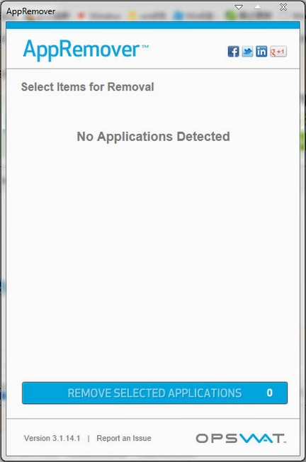 AppRemover 批量卸载操作界面